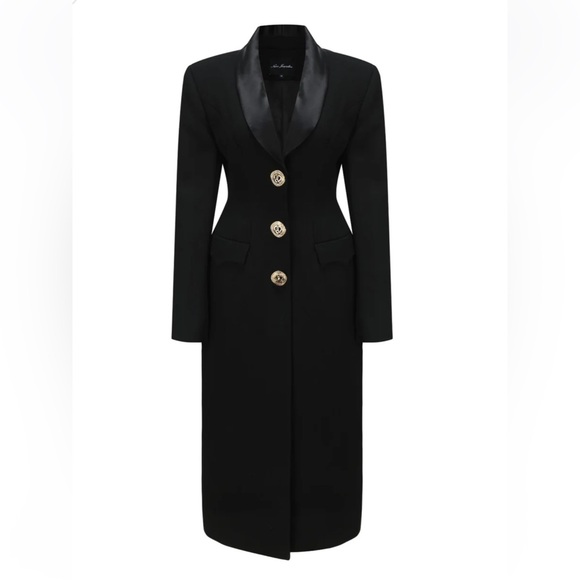 Nana Jacqueline Jackets & Blazers - Nana Jacqueline Evie Long Suit Jacket (Black) size L - NWT